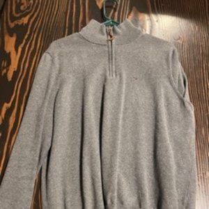 Tommy Hilfiger Gray Quarter Zip Large